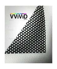 VViViD One Way Perforated Window Vinyl Privacy Wrap Film Roll Decal Sheet DIY...