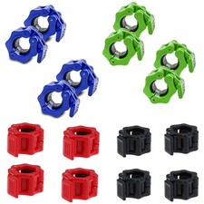 4X Fast Pair Clamps Buckle Dumbbell Collars Weight 25MM Barbell Clips Spinlock