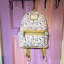 Loungefly Disney 101 Dalmatians Mini Backpack White Yellow Black