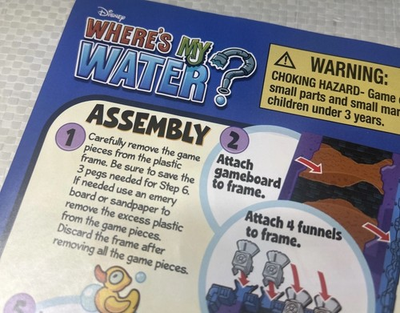 #ad Where’s My Water? Tips amp; Tricks Instruction Sheet – Disney 2012 English amp; French $5.99