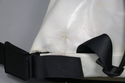 FREITAG F12 DRAGNET White/Green Recycled truck tarps MESSENGER