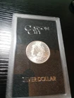 GSA 1883-CC Morgan dollar. High AU or Unc. Pretty. No reserve.