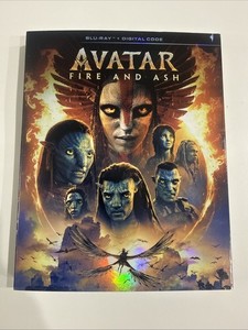 Avatar Fire & Ash Disney May 2026 2 Disc Blu-ray Digital with Slipcover