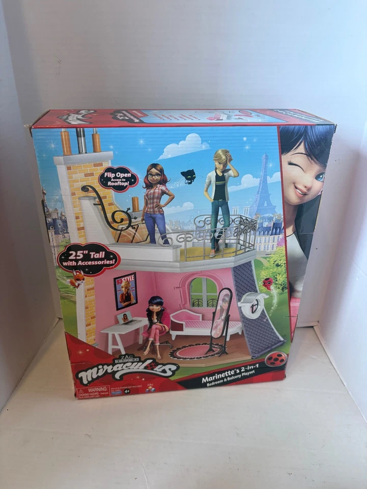 Juego de dormitorio y balcón Miraculous Ladybug Superhero Marinette's 2 en 1 Foto 2 de 3