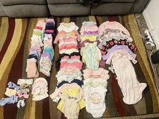 Baby Girl Clothes Bundle, 91 Items