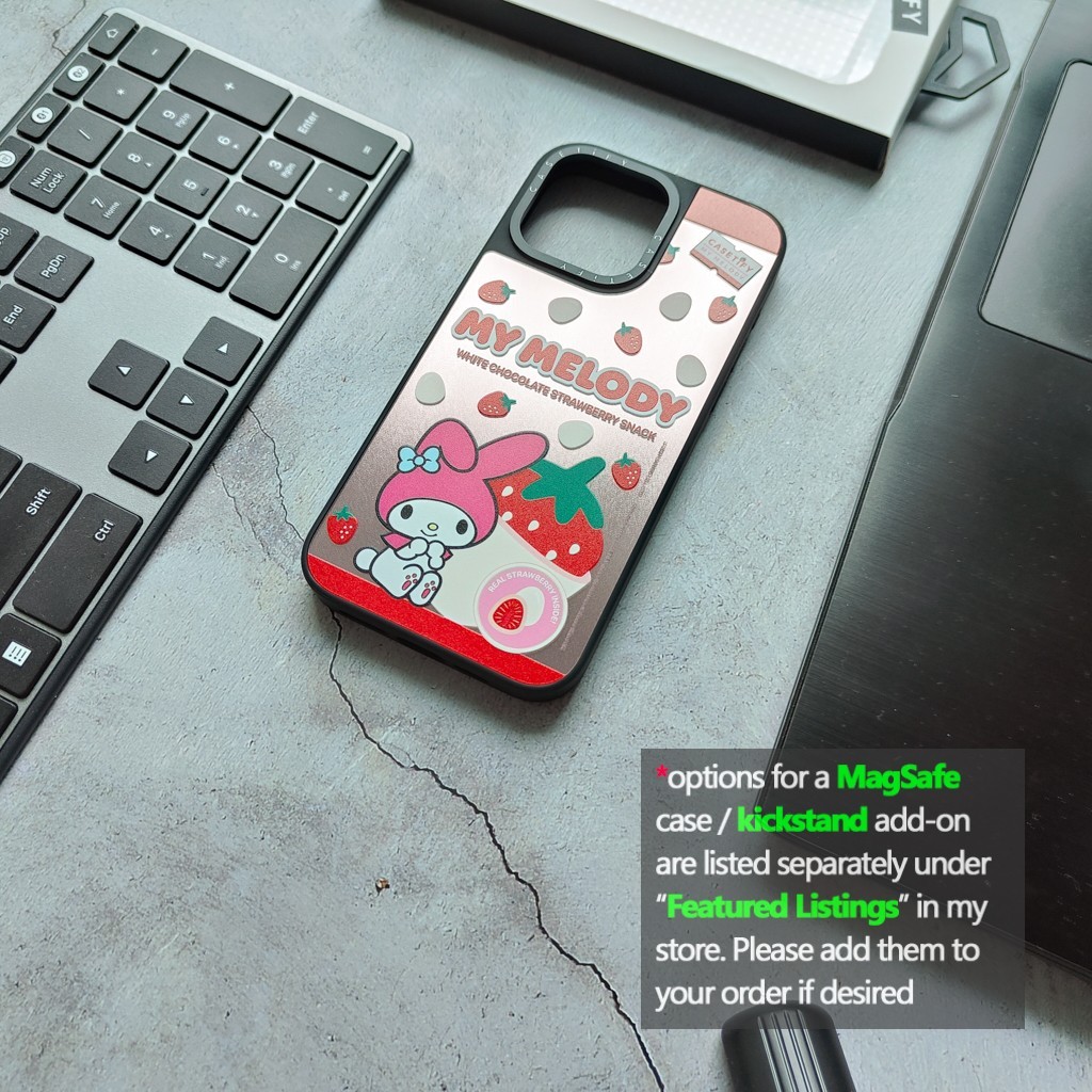 My Melody Casetify Cases for iPhone 13-17 optional MagSafe
