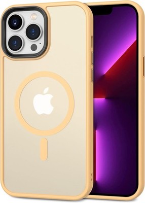 iPhone 13 Pro Max Hülle Stoßfest Kratzfest Magnetisch Transluzent Kompatibel