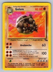 Golem 36/62 Fossil Unlimited Uncommon