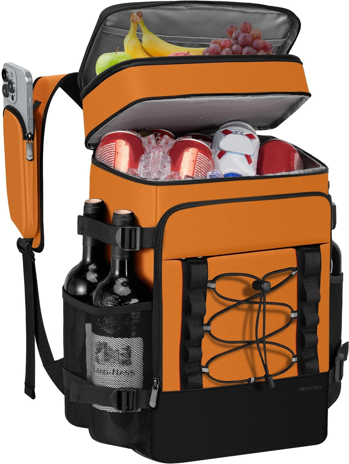 Cooler Backpack 40 Cans Insulated Backpack Cooler for Men & Women, Portable ...