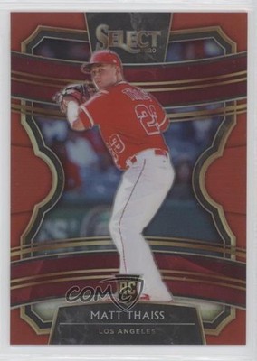 2020 Panini Select Red Prizm 101/199 Matt Thaiss #84 Rookie RC 3t1