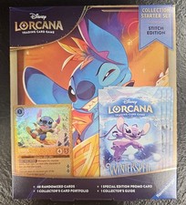 Disney Lorcana Winterspell Collection Starter Set Stitch Edition FACTORY SEALED 