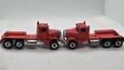 Two (2) Vintage 1979 Hot Wheels Peterbilt Semi-Truck Cabs dump trucks