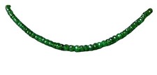 Radiant Green Tsavorite Garnet Faceted Graduated Bead Strand 17 inches 64.5ct
