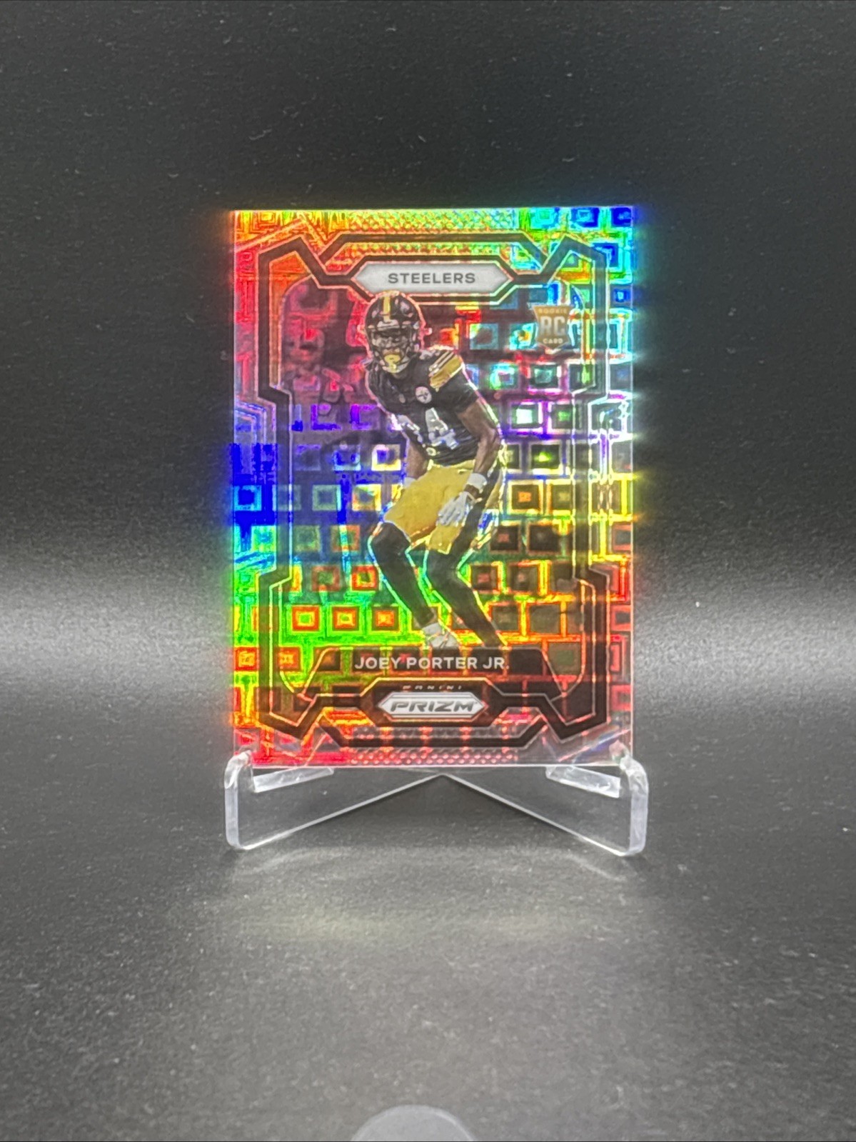 2023 Panini Prizm - Rookies Pandora Prizm #386 Joey Porter Jr. /400 (RC)