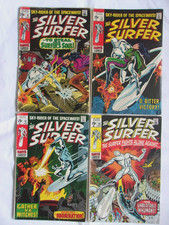Silver Surfer 9, 11, 12, 18, Shalla Bal, Inhumans Silver Age Lot