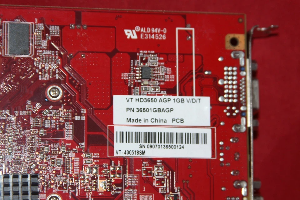Visiontek ATI Radeon HD 3650, 1GB, AGP Graphics Card (36501GBAGP, VT-400518SM) - Image 4 of 4