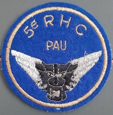 Patch ALAT 5° RHC 1977 Régiment Hélicoptères de Combat 75mm ORIGINAL