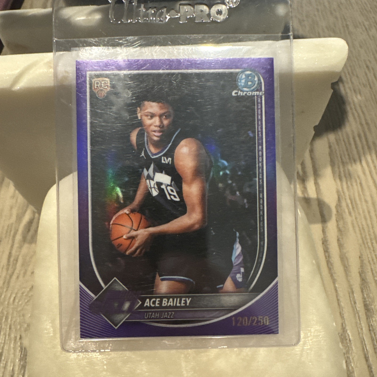 2025-26 Bowman Chrome - Ace Bailey #BCV-5 Purple Refractor /250 (RC)