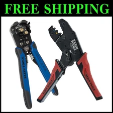 Professional Wire Stripper & Ratcheting Crimper Set