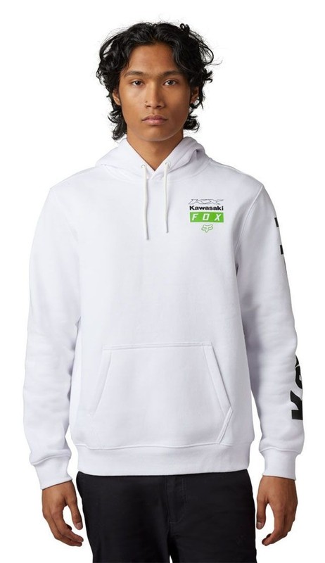 Fox Racing Kawasaki - X Kawi Fleece Pullover Fleece BNWT White Size Medium