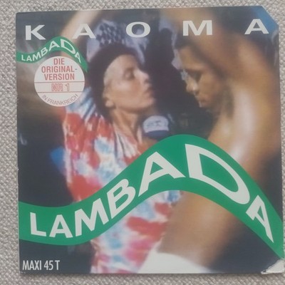 KAOMA - LAMBADA Version Longue - 12'' Maxi Single - 2 Tracks - 1989 -CBS 655011 6