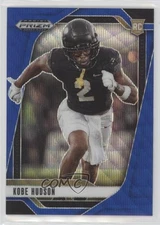 2025 Panini Prizm Draft Picks Blue Wave Prizm 290/299 Kobe Hudson #136 19l7