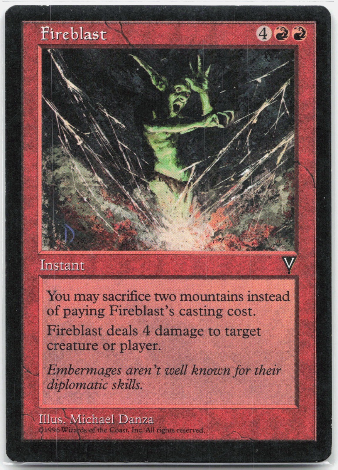 Fireblast C Visions VIS 1997 NM