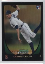 2011 Bowman Draft Chrome Refractor Charlie Furbush #37 j4c