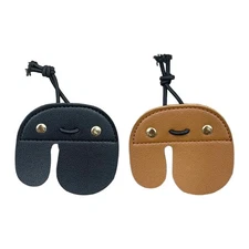 Archery Finger Tab Protective Accessories PU Leather Gear Fingers Protector