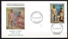FDC enveloppe 1er jour Mali 1967 Picasso