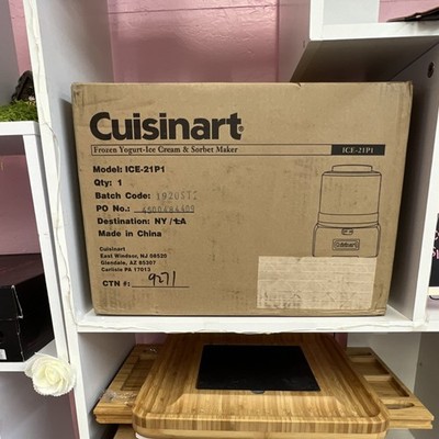 Cuisinart ICE-21P1 Frozen Yogurt Ice Cream Sorbet Maker