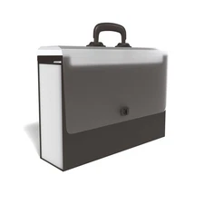 TRU RED Plastic Accordion File 26-Pocket Legal Size Black  2/Pack