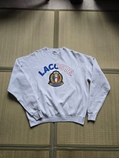 Vintage 90'S Lacoste Sweater Crewneck Made in USA XL RARE
