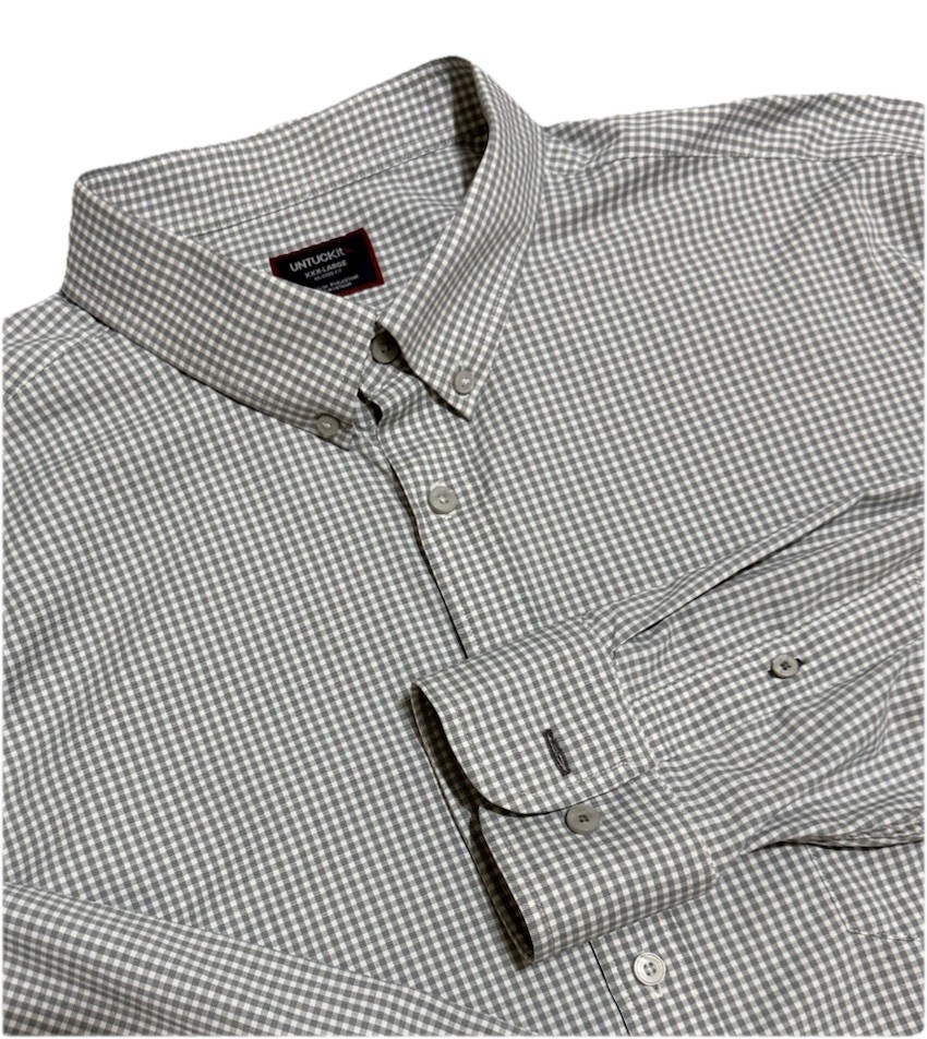 UNTUCKIT Performance (3) Button Up Shirts Mens 3X… - image 3
