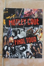 Nikki Sixx Autographed Signed Motley Crue Final Concert Tour Show Program Book