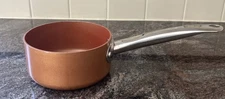 Copper Chef Sauce Pan 5.5 In Pot Cookware Cooking Stovetop Kitchen Pans