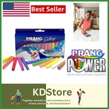 Colored Chalk Set 12 Assorted Water Wet Paper Drawing Art Supplies