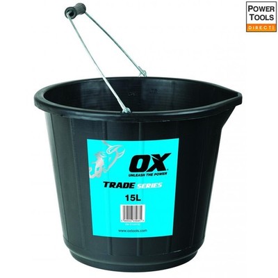 Ox Tools OX-T110715 Ox Trade 15L Black Eimer EA