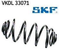 SKF VKDL33071 Fahrwerksfeder FüR Renault