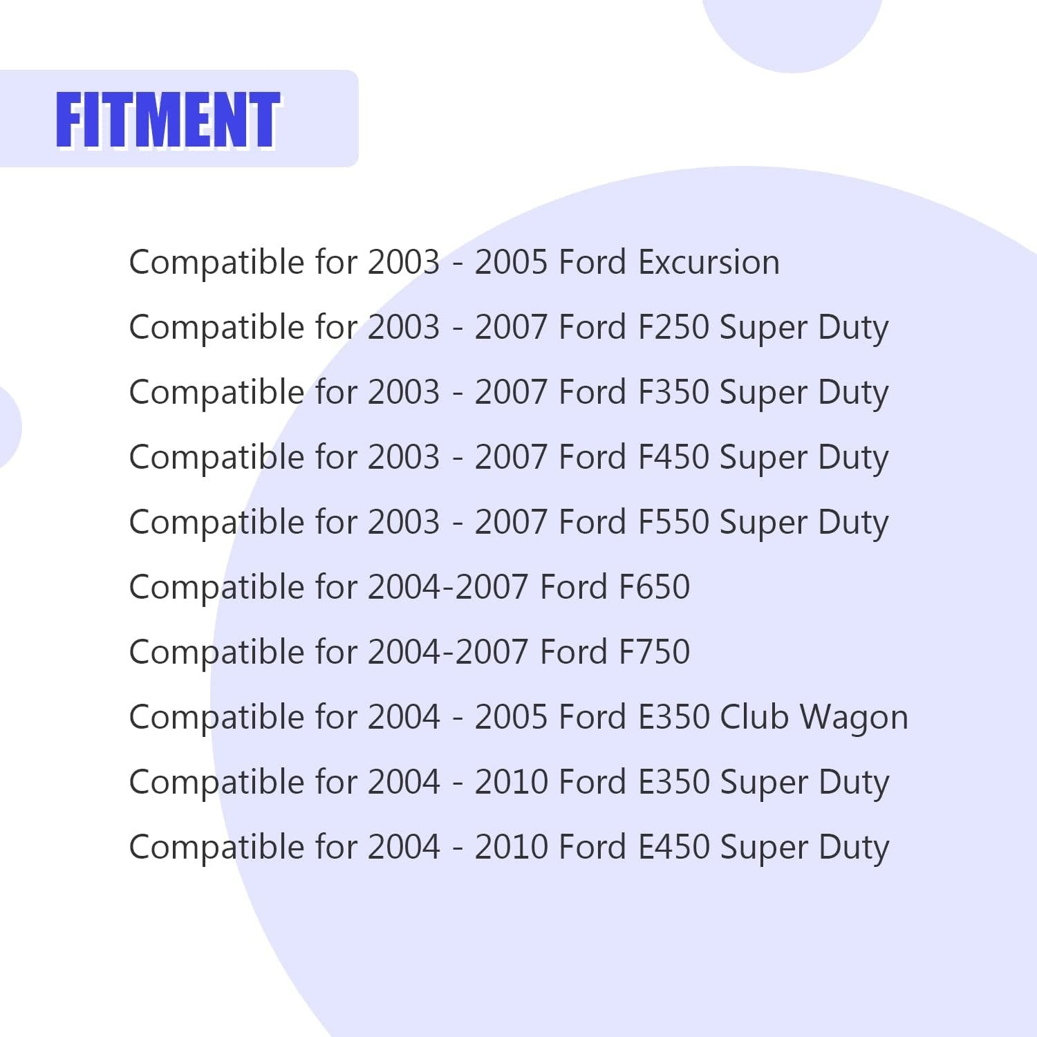 6.0 IPR Valve Socket with Seal Kit Compatible with Ford 6.0L Powerstroke-Excursi