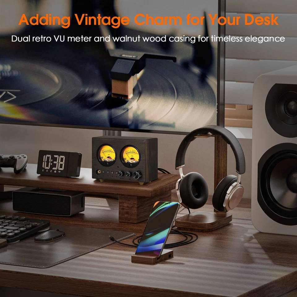 3-Zonen-Stereo-Cinch-Audio-Umschalter Selector Vorverstärker Kopfhörerverstärker - Bild 4 von 4