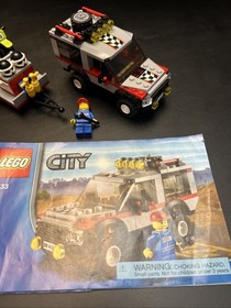 Lego City Dirt Bike Transporter 4433 100% Complete W/Instructions