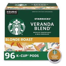 Starbucks Veranda Blend Coffee K-Cups, 24/Box, 4 Box/Carton