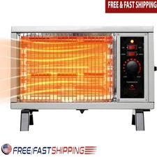 Portable Electric Space Heater Overheat Protection Tip-Over Safety Indoor Use