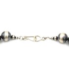 Navajo Signed Darryl Becenti Sterling Pearl Repoussé Choker Necklace #S5449-2 — photo 3