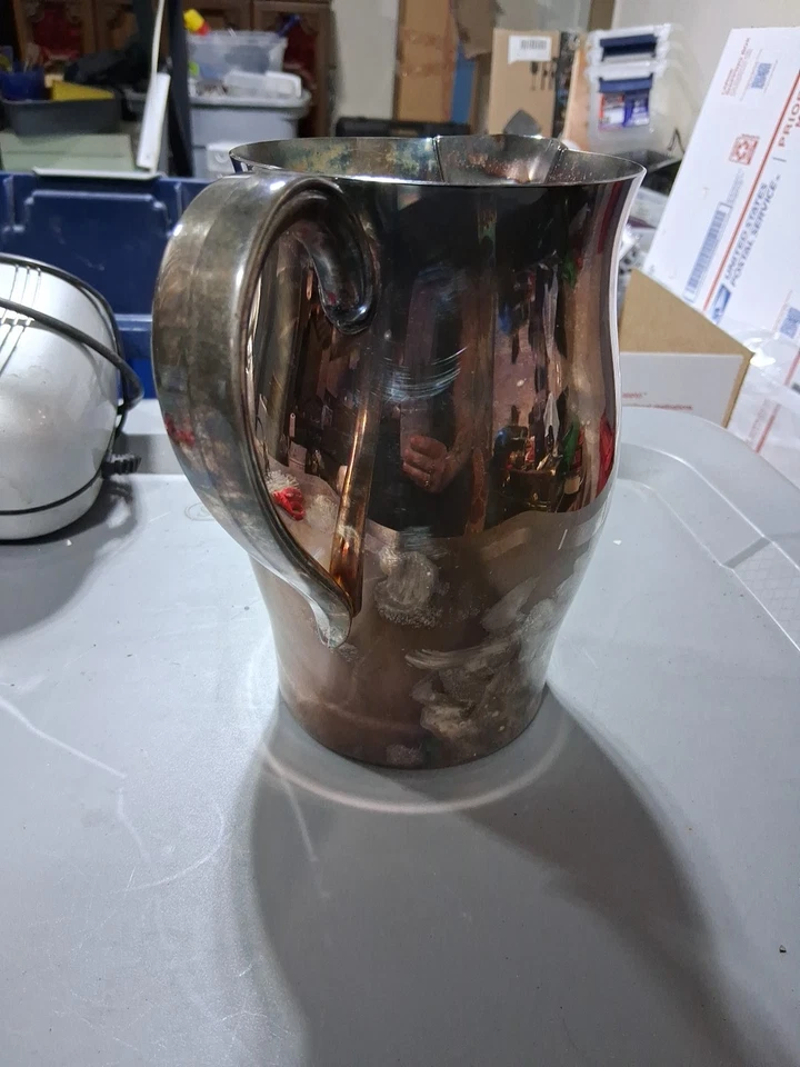 William Rogers посеребренный кувшин Paul Revere репродукция подержанный  - Изображение 4 из 4