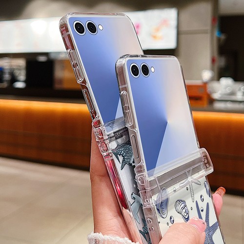 For Samsung Galaxy Z Flip7 Flip6 Flip5 Flip4 3 Ocean Shell Slim Hard Case Cover - Picture 4 of 16