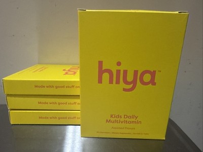Hiya Health Kid's Daily Multivitamin 30 Chewables  Exp 5/2027 Lot Of 4