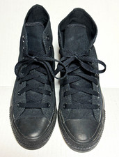 Converse Chuck Taylor All Star Black High Top Lace-Up Sneakers Men  s 5 Women  s 7