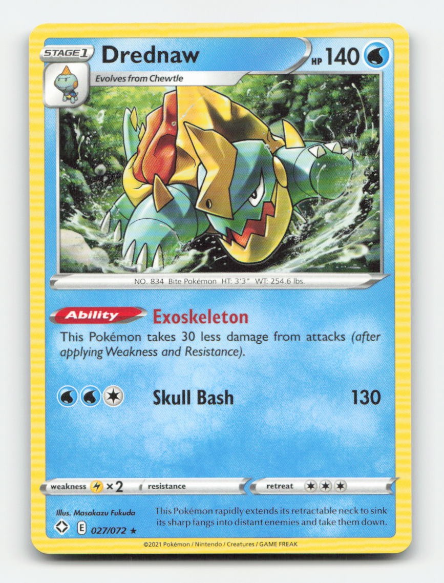 Drednaw 027/072 - R SHF - Pokemon LP